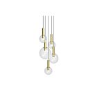 Sonneman 3765.38 5-Lights 60W Satin Brass Chandelier