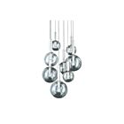 Sonneman 3768.35 8 Lights Polished Nickel 60W Bubbles Pendant