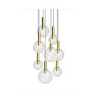 Sonneman 3768.38 8-Lights 60W Satin Brass Chandelier