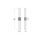 Sonneman 3963.38 52W Satin Brass LED Wall Sconce