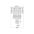 Sonneman 4166.01 72W Polished Chrome LED Pendant