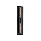 Sonneman 4945.97 2 Lights Textured Black 60W Urban Edge Panel Sconce