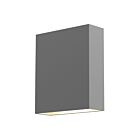 Sonneman 7107.74-WL 1 Light Textured Gray 21W Flat Box Up/Down LED Sconce