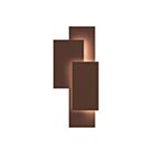 Sonneman 7110.72-WL 1 Light Textured Bronze 20W Offset Panels LED Sconce