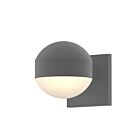 Sonneman 7300.DC.DL.74-WL 1 Light Textured Gray 10W REALS Downlight LED Sconce