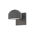 Sonneman 7300.DC.PL.74-WL 1 Light Textured Gray 10W REALS Downlight LED Sconce