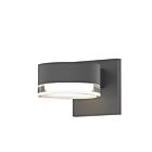 Sonneman 7300.PC.FH.74-WL 1 Light Textured Gray 10W REALS Downlight LED Sconce