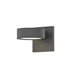 Sonneman 7300.PC.PL.74-WL 1 Light Textured Gray 10W REALS Downlight LED Sconce