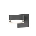 Sonneman 7302.PL.FH.74-WL 2 Lights Textured Gray 20W REALS Up/Down LED Sconce