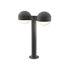 Sonneman 7306.DC.DL.74-WL 2 Lights Textured Gray 40W REALS LED Double Bollard