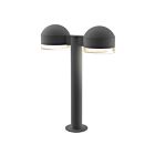 Sonneman 7306.DC.FH.74-WL 2 Lights Textured Gray 40W REALS LED Double Bollard