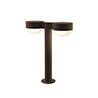 Sonneman 7306.PC.DL.72-WL 2 Lights Textured Bronze 40W REALS LED Double Bollard