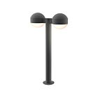 Sonneman 7307.DC.DL.74-WL 2 Lights Textured Gray 40W REALS LED Double Bollard