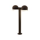 Sonneman 7307.DC.FH.72-WL 2 Lights Textured Bronze 40W REALS LED Double Bollard