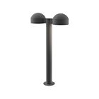 Sonneman 7307.DC.PL.74-WL 2 Lights Textured Gray 40W REALS LED Double Bollard