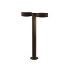 Sonneman 7307.PC.PL.72-WL 2 Lights Textured Bronze 40W REALS LED Double Bollard