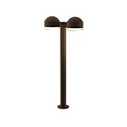 Sonneman 7308.DC.FH.72-WL 2 Lights Textured Bronze 40W REALS LED Double Bollard