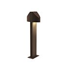 Sonneman 7316.72-WL 2 Lights Textured Bronze 20W Shear LED Double Bollard