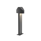 Sonneman 7316.74-WL 2 Lights Textured Gray 20W Shear LED Double Bollard