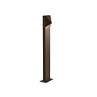 Sonneman 7323.72-WL 1 Light Textured Bronze 10W Triform Compact LED Bollard