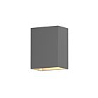 Sonneman 7340.74-WL 1 Light Textured Gray 10W Box LED Sconce