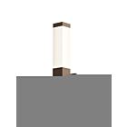 Sonneman 7380.72-WL 2 Lights Textured Bronze 8W Square Column LED Sconce