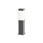 Sonneman 7381.74-WL 1 Light Textured Gray 8W Square Column LED Bollard