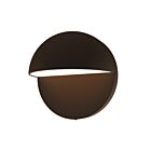 Sonneman 7470.72-WL 1 Light Textured Bronze 8W Mezza Cupola LED Sconce