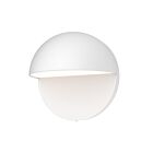 Sonneman 7470.98-WL 1 Light Textured White 8W Mezza Cupola LED Sconce