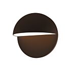 Sonneman 7472.72-WL 1 Light Textured Bronze 13W Mezza Cupola LED Sconce