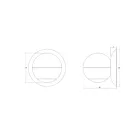 Sonneman 7500.77 6W Natural Anodized LED Wall Sconce