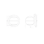 Sonneman 7502.97 20W Textured Black LED Wall Sconce