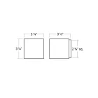 Sonneman 7520.98 10W Textured White LED Wall Sconce
