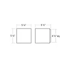 Sonneman 7522.77 14W Natural Anodized LED Wall Sconce