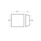 Sonneman 7540.98W 7W Textured White LED Wall Sconce