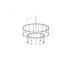 Sonneman S1F38K-SC06XX12-RP04 30-Lights 90W Satin Black Chandelier