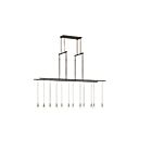 Sonneman S1G48K-JR181818-CL02 12-Lights 60W Satin Black Chandelier