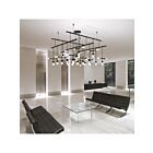 Sonneman S1H36K-RR180612-SC02 7-Lights 14W Satin Black Chandelier