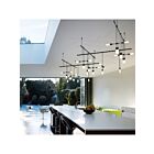 Sonneman S1K36K-JR180612-SC02 7-Lights 14W Satin Black Chandelier