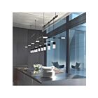 Sonneman S1P36K-JR180662-SC01 4-Lights 8W Satin Black Chandelier