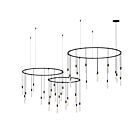 Sonneman S1T01K-RC066828-RP16 36-Lights 72W Satin Black Chandelier