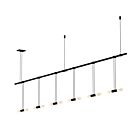 Sonneman S1U36K-MC06XXA2-RP13 6-Lights 24W Satin Black Chandelier