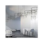 Sonneman SLS0162 543-Lights 543W Satin Black Chandelier