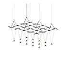Sonneman SLS1146 15-Lights 60W Satin Black Chandelier