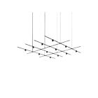 Sonneman SLS1147 12-Lights 96W Satin Black Chandelier