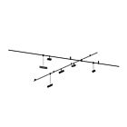 Sonneman SLS1152 18-Lights 108W Satin Black Chandelier