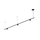 Sonneman SLS1159 3-Lights 24W Satin Black Chandelier