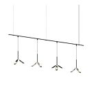Sonneman SLS1163 12-Lights 36W Satin Black Chandelier