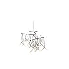 Sonneman SLS1164 15-Lights 45W Satin Black Chandelier