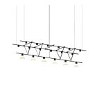 Sonneman SLS1285 6-Lights 48W Satin Black Chandelier